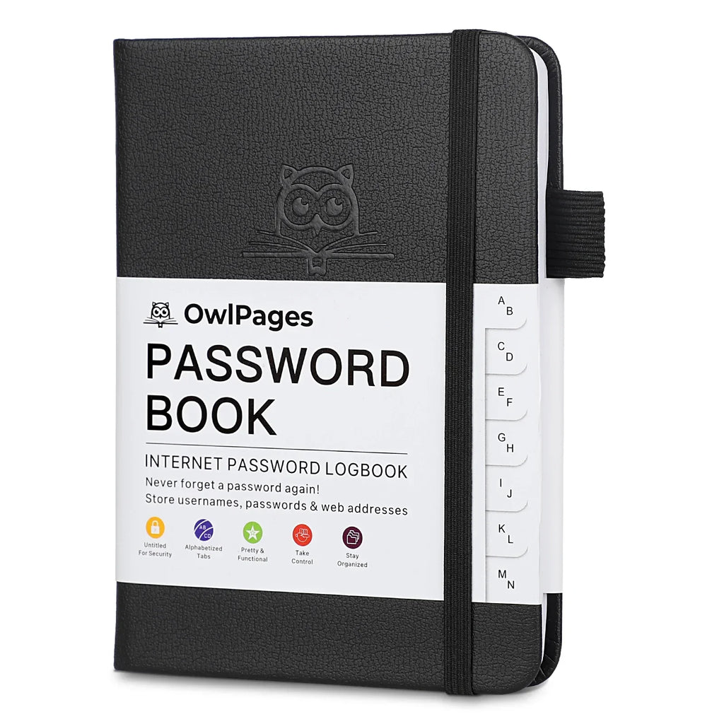 Passwordbog Alfabetisk Hardcover | SecureVault