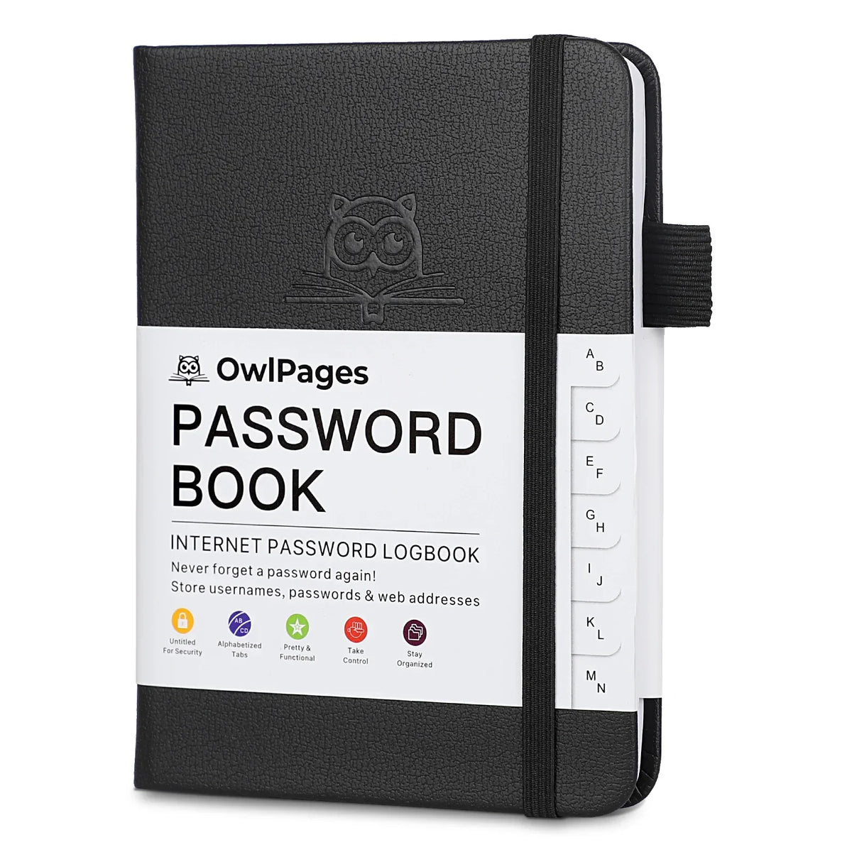 Passwordbog Alfabetisk Hardcover | SecureVault
