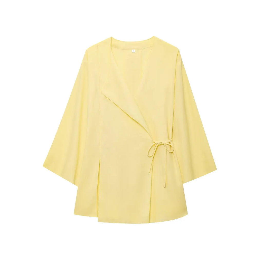 Jakkesæt Løs Elegant Wide Leg Sæt | Zyrel