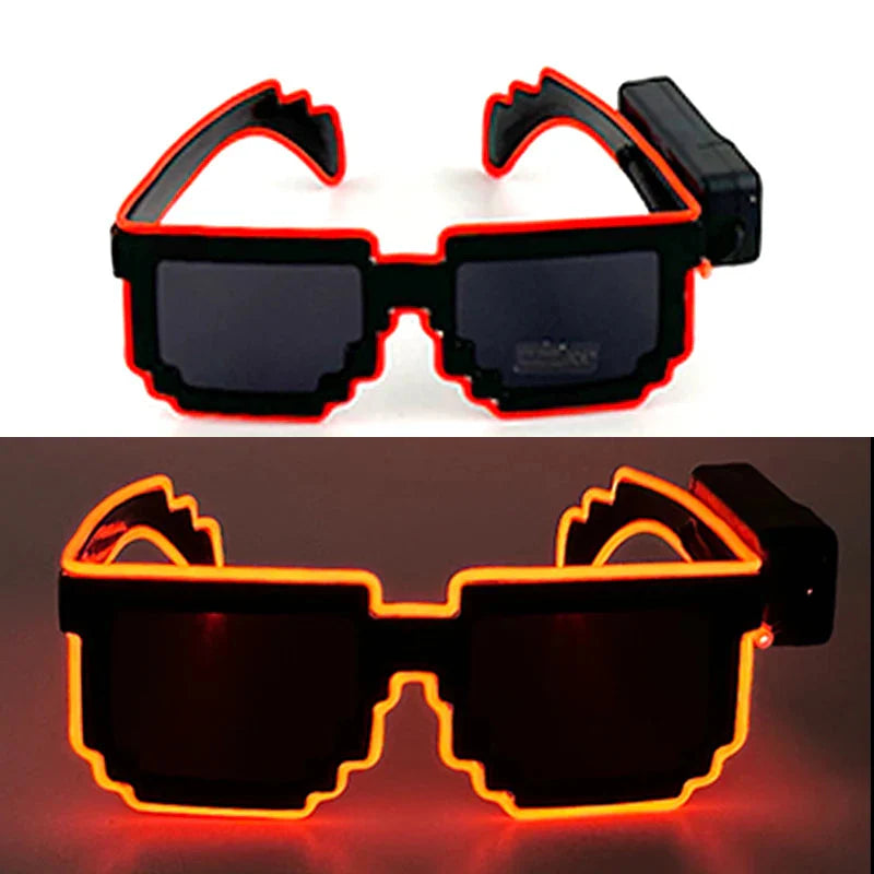 LED-lysbriller med fire lystilstande | GlowPulse