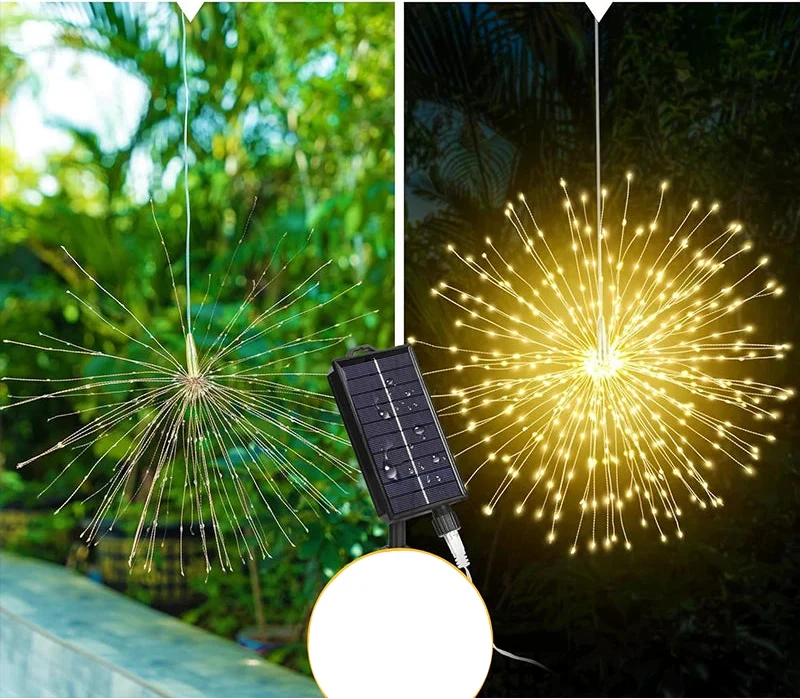 Dekoracyjne oświetlenie LED zasilane energią słoneczną i pilotem zdalnego sterowania | Starila