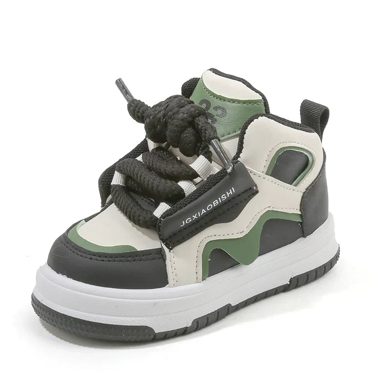 Børnesneakers High Top Snørelukning Stabilitet | Calvero
