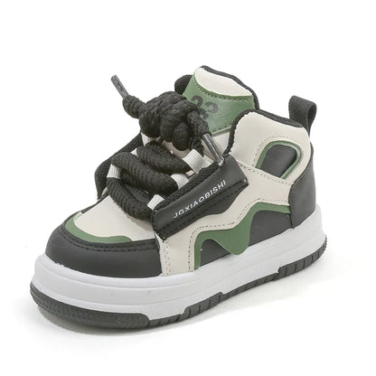 Børnesneakers High Top Snørelukning Stabilitet | Calvero