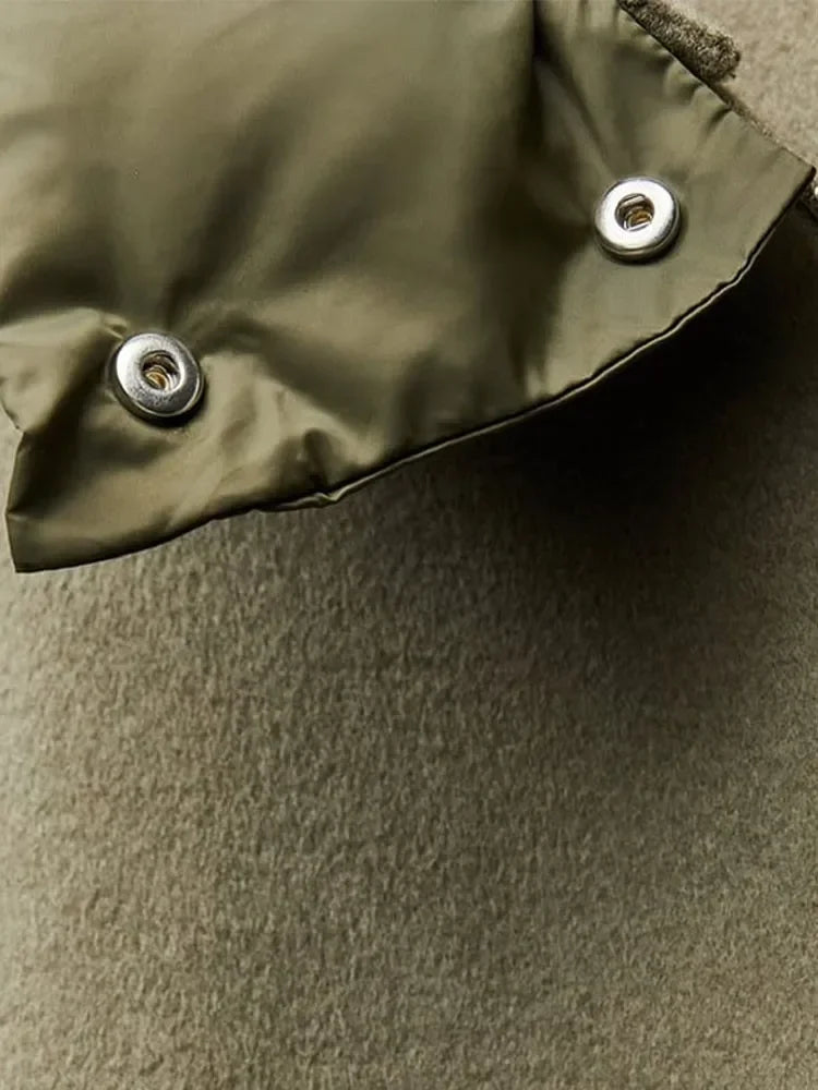 Oversized Damejakke med Lynlås – Casual Efterår & Vinter