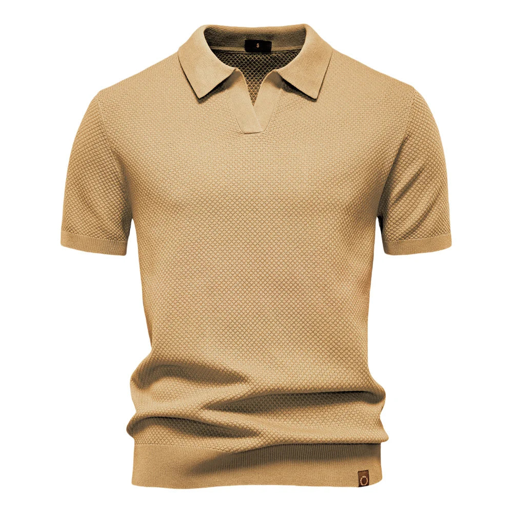 Aldric Mason Klassisk Kortærmet Polo Shirt Til Sommer Herre