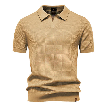 Aldric Mason Klassisk Kortærmet Polo Shirt Til Sommer Herre