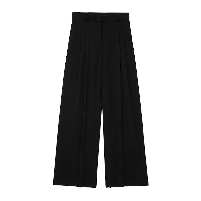 Sæt 2-delt Halter Top Wide Leg Bukser | Cirela