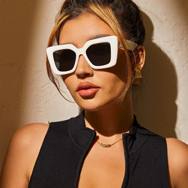 Solbriller Geometrisk UV400 Glossy Statement | Virex
