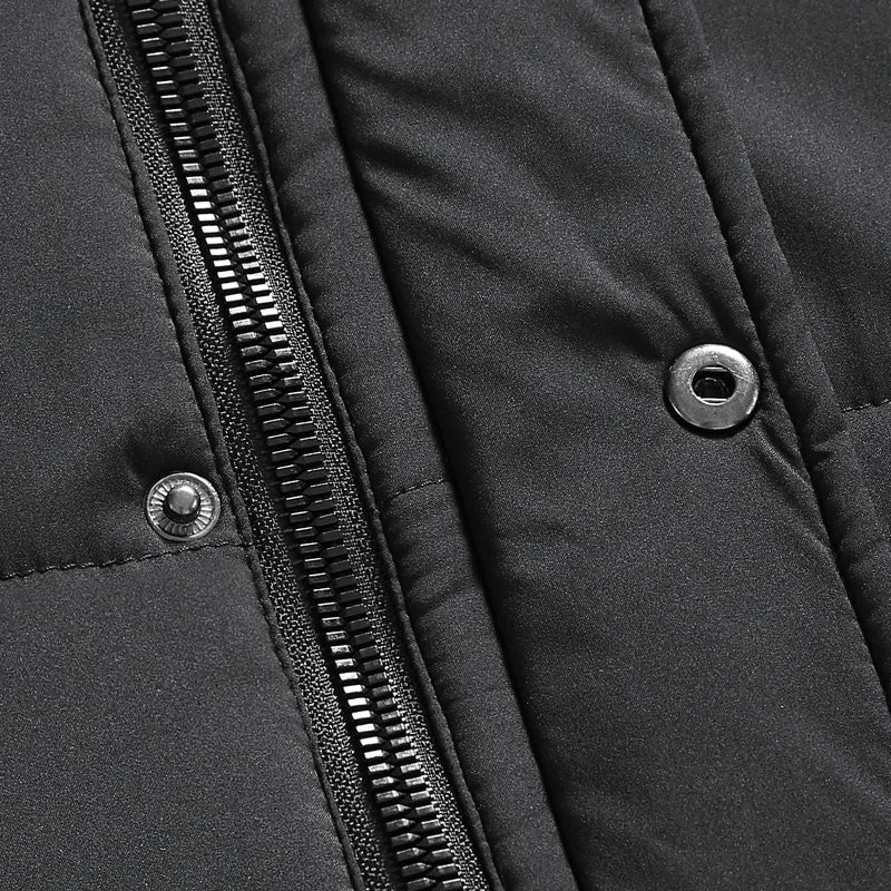 Herre Outdoorjakke Hurtigtørrende Polyester med Aftagelig Hætte | Jackson