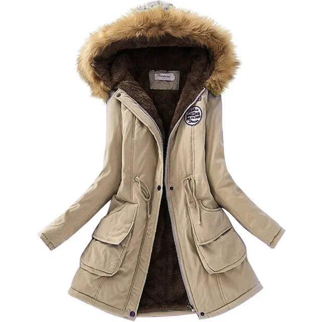 Vinterparka Justerbar Talje Foret Polyester | Irene