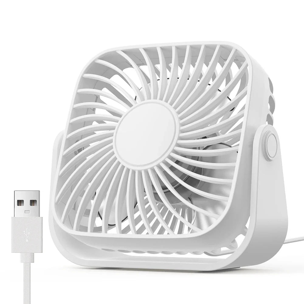 USB Bordventilator 360° Justerbar | AeroPulse