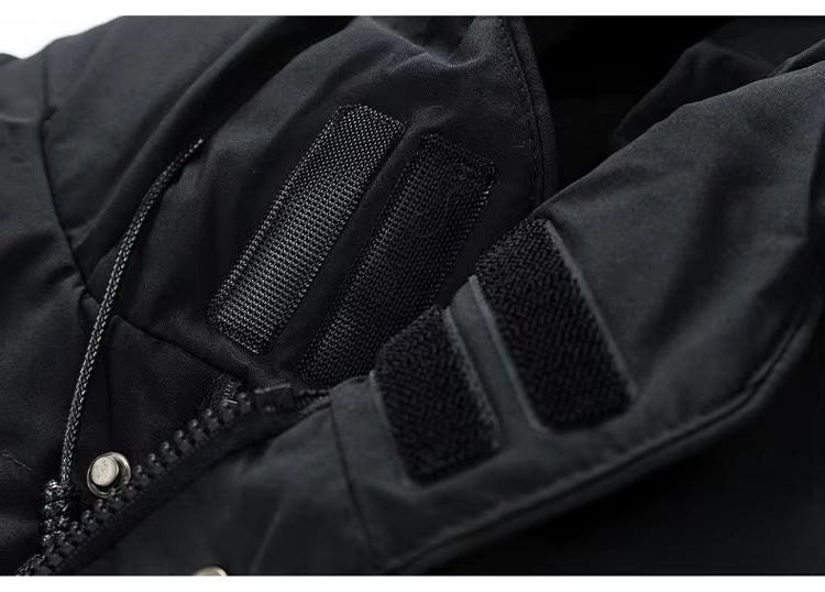 Vinterjakke Foret Hætte Polyester | Falken
