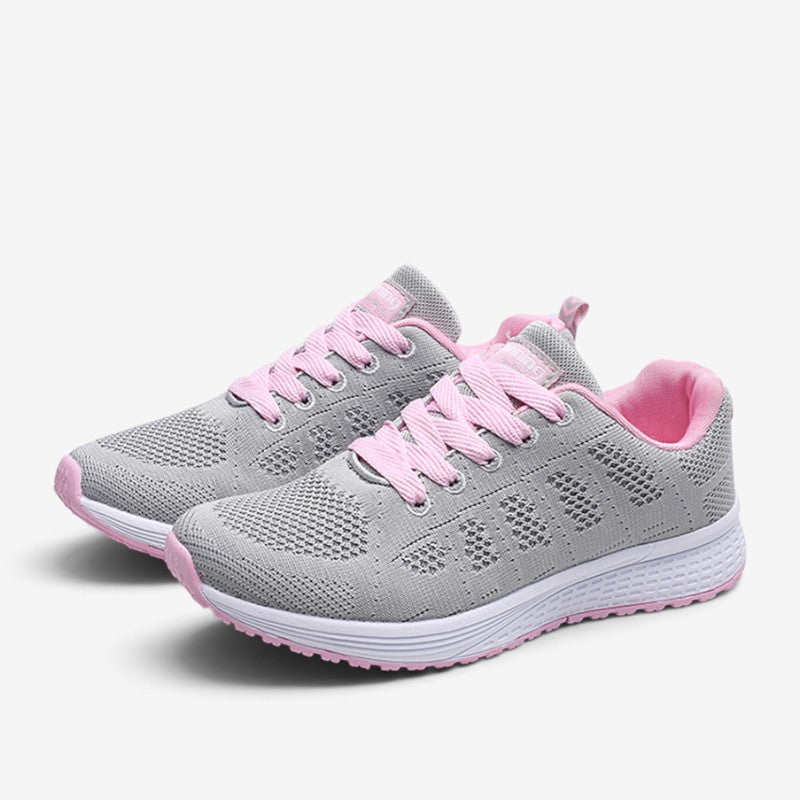 Dame Sneakers Åndbare Mesh Low-Top Komfort | Wernitz