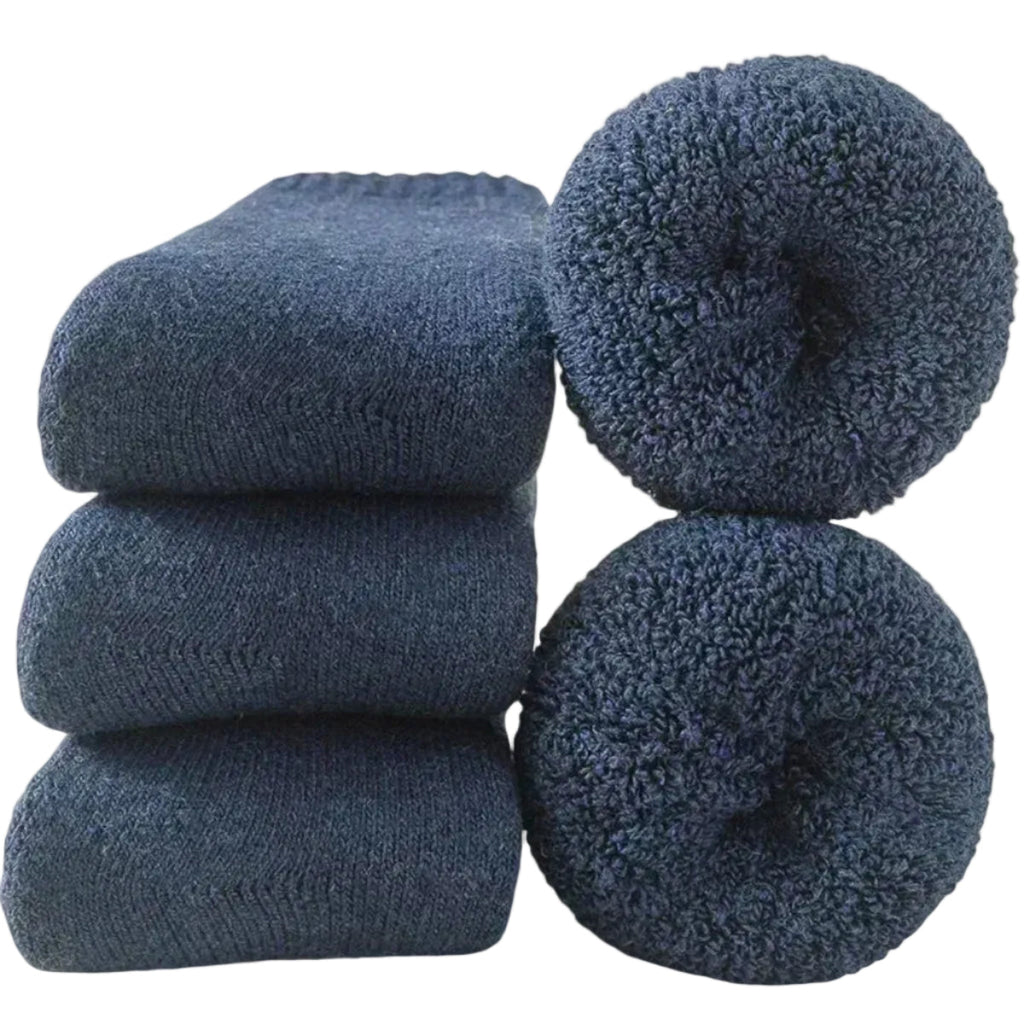 Termosokker Uld Kasjmir Vinter Fleece Varme 3 Par Unisex | Carlotta