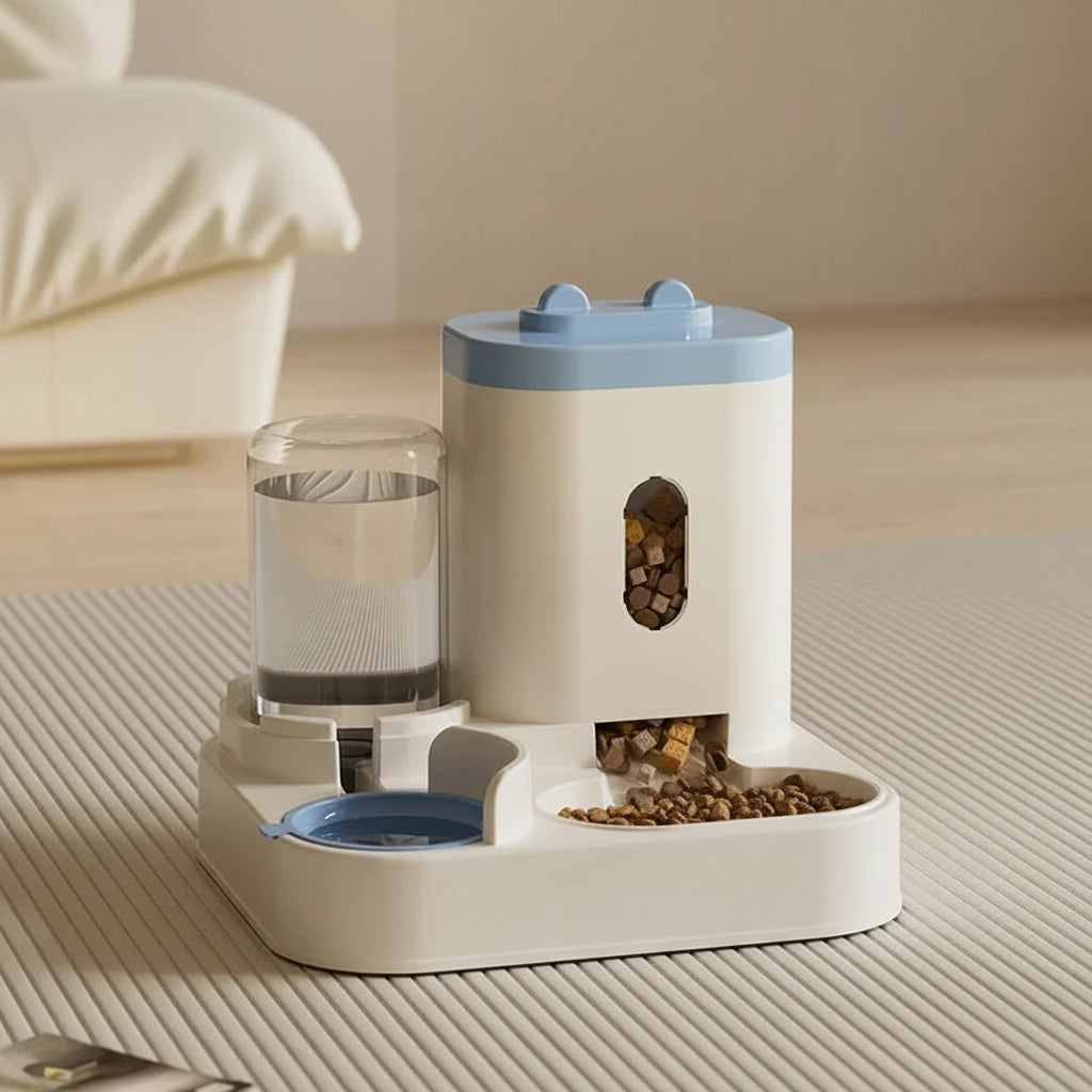 Automatisk Foderskål Vanddispenser Stor Kapacitet | Milo