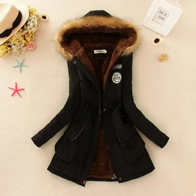 Vinterparka Justerbar Talje Foret Polyester | Irene