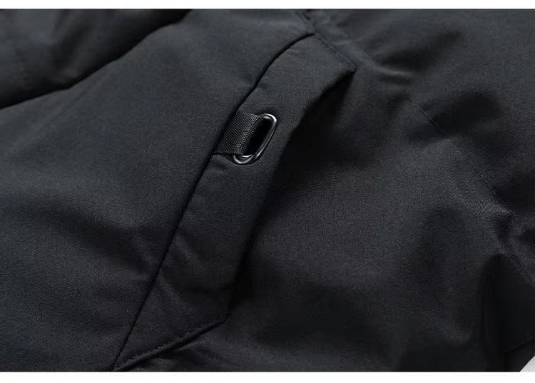 Vinterjakke Foret Hætte Polyester | Falken