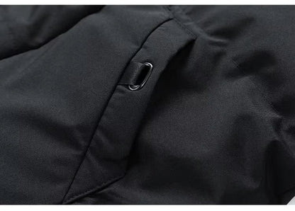 Vinterjakke Foret Hætte Polyester | Falken