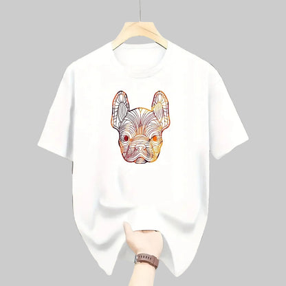 Orven – Åndbar T-shirt med Digital Print Komfortabel Pasform til Hverdagsbrug