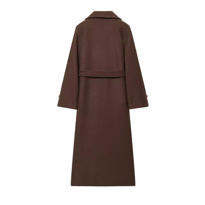 Dame Trenchcoat Klassisk Bomuld Efterår | Brinley