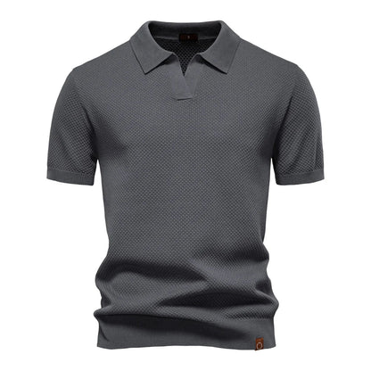 Aldric Mason Klassisk Kortærmet Polo Shirt Til Sommer Herre