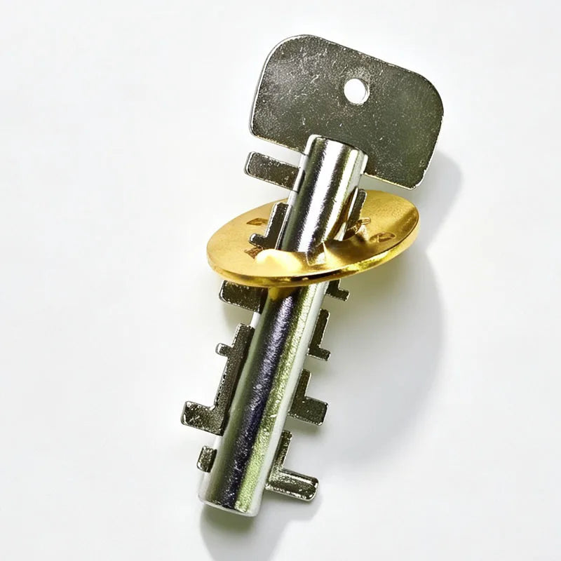 Geometrisk 3D metalpuslespil til unge og voksne med manuel samling | Nicolas