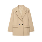 Blazer Loose Double Breasted Casual | Virel