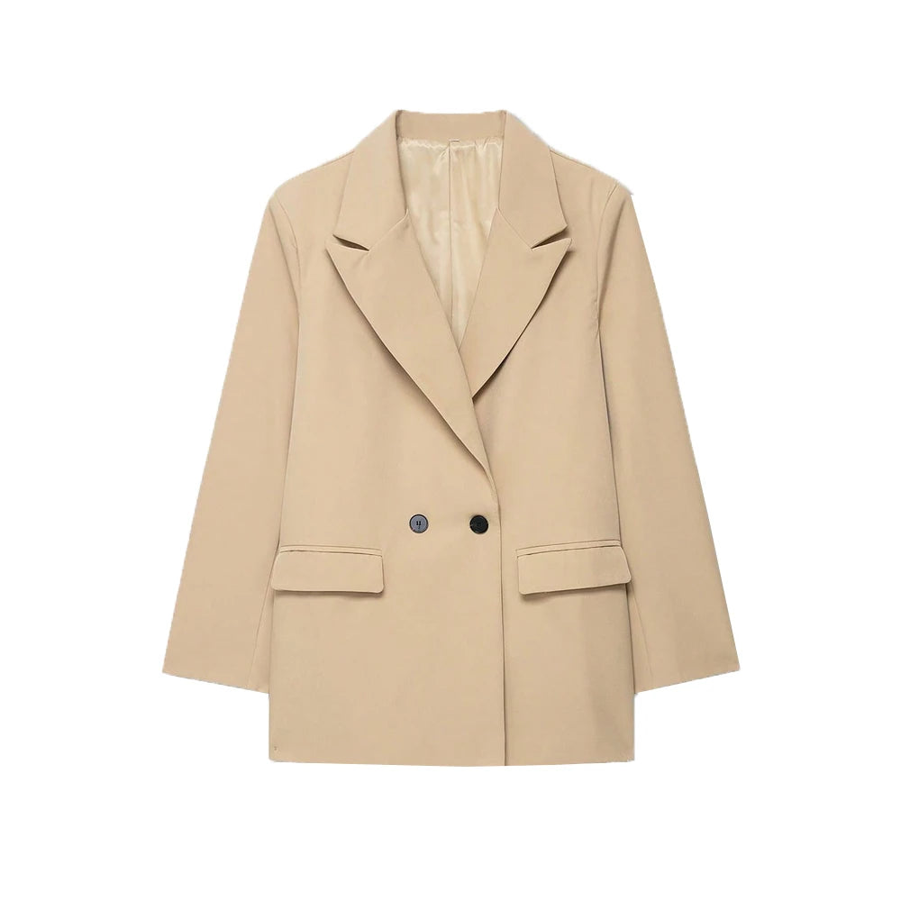 Blazer Loose Double Breasted Casual | Virel