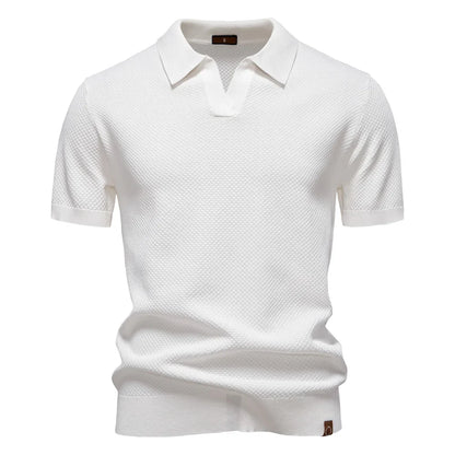Aldric Mason Klassisk Kortærmet Polo Shirt Til Sommer Herre
