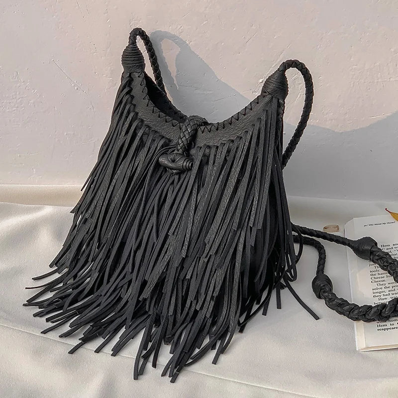 Skuldertaske Vintage PU Læder | Savannah