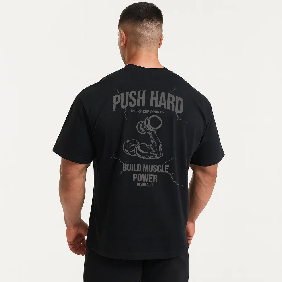 Norex GYM  – Åndbar Bomulds T-shirt med Fugttransporterende Komfort til Forår og Sommer