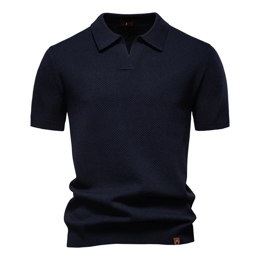 Aldric Mason Klassisk Kortærmet Polo Shirt Til Sommer Herre