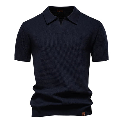 Aldric Mason Klassisk Kortærmet Polo Shirt Til Sommer Herre