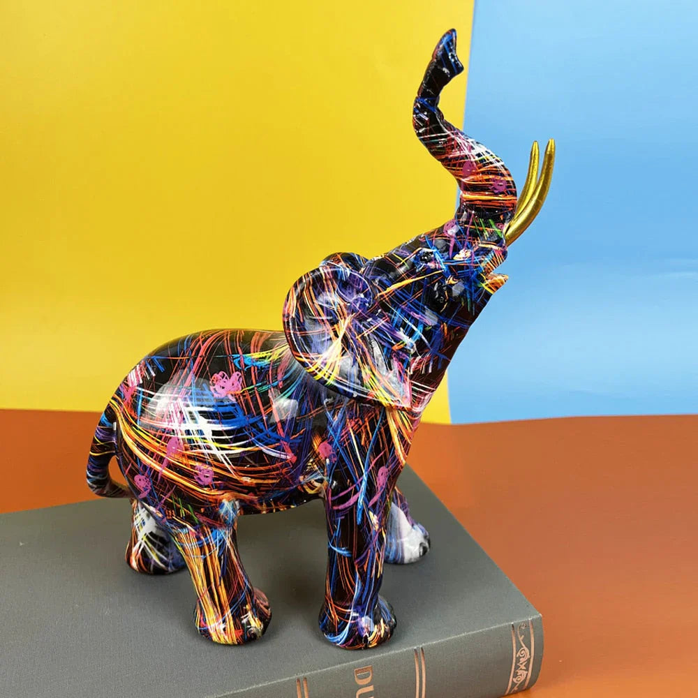 Skulptur med Farverigt Resin Kunstdesign | Virelto
