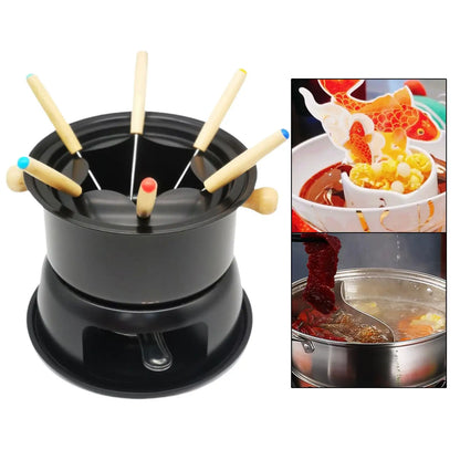 Fonduesæt Karbonstål 6 Gafler | MeltFusion