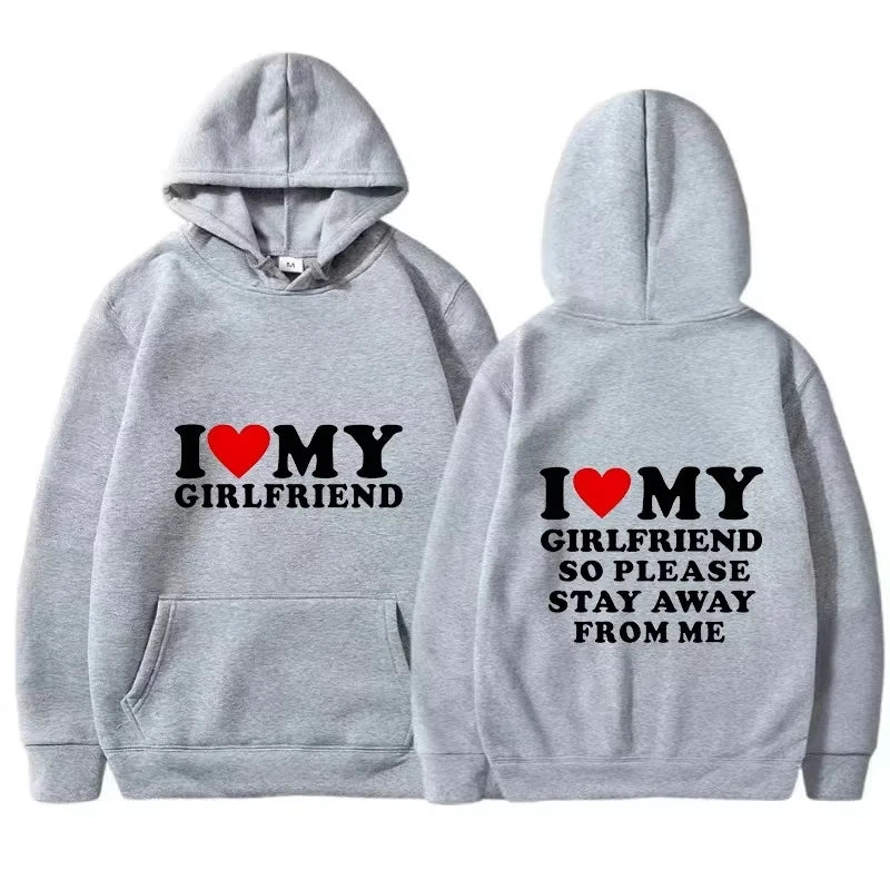 Unisex Grilfriend Hoodie –  Streetwear Pullover til Vinter