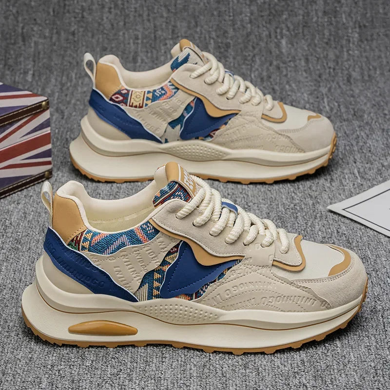 Sneakers syntetisk snørelukning PVC-sål komfort | Doreno