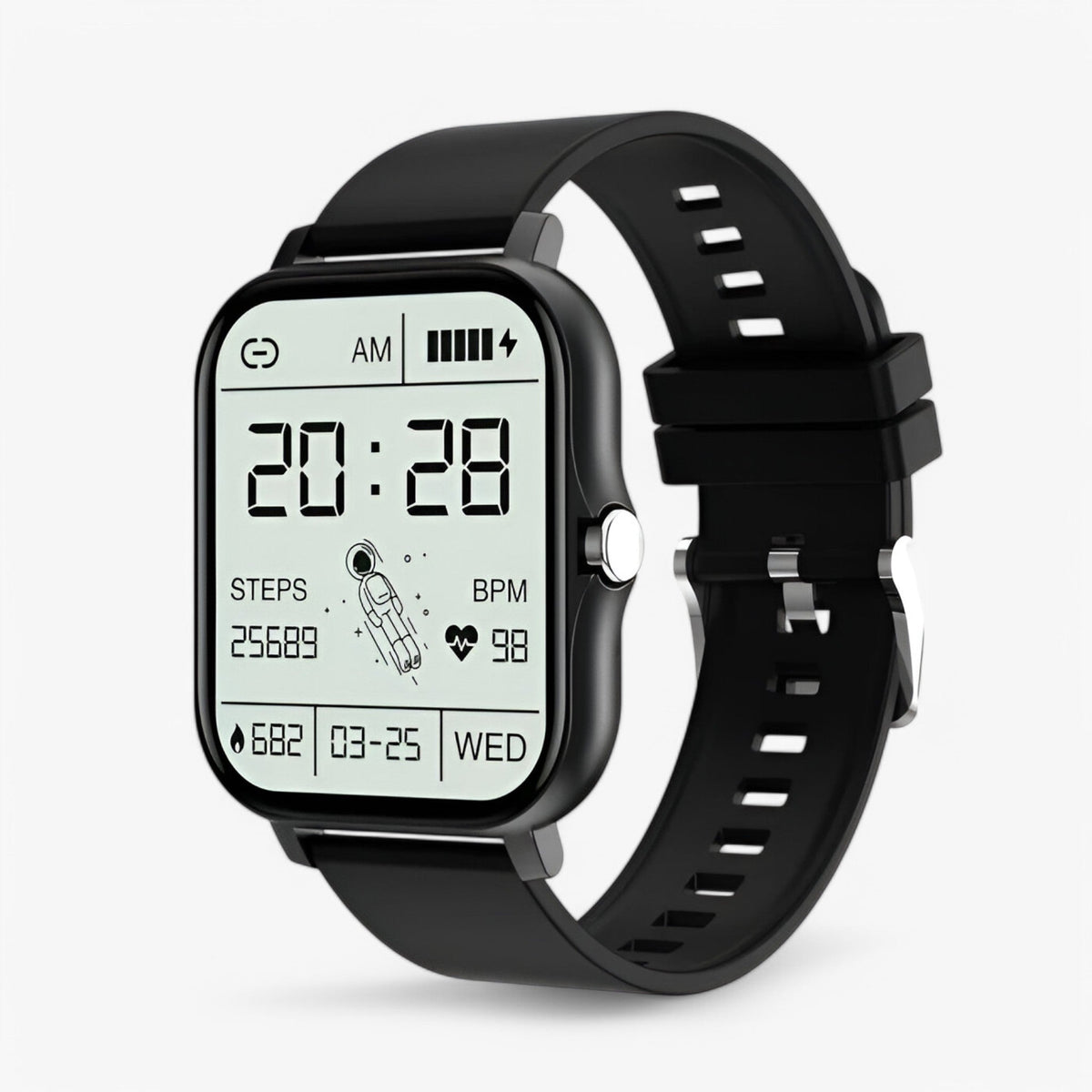 Smartwatch med touchskærm Bluetooth opkald aktivitetsregistrering notifikationer og sportstilstande | Adrien