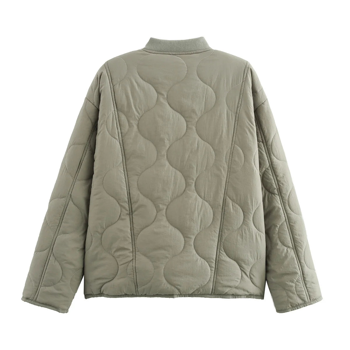 Vintage damejakke med leopardprint knapper polstring og lange ærmer | Géraldine