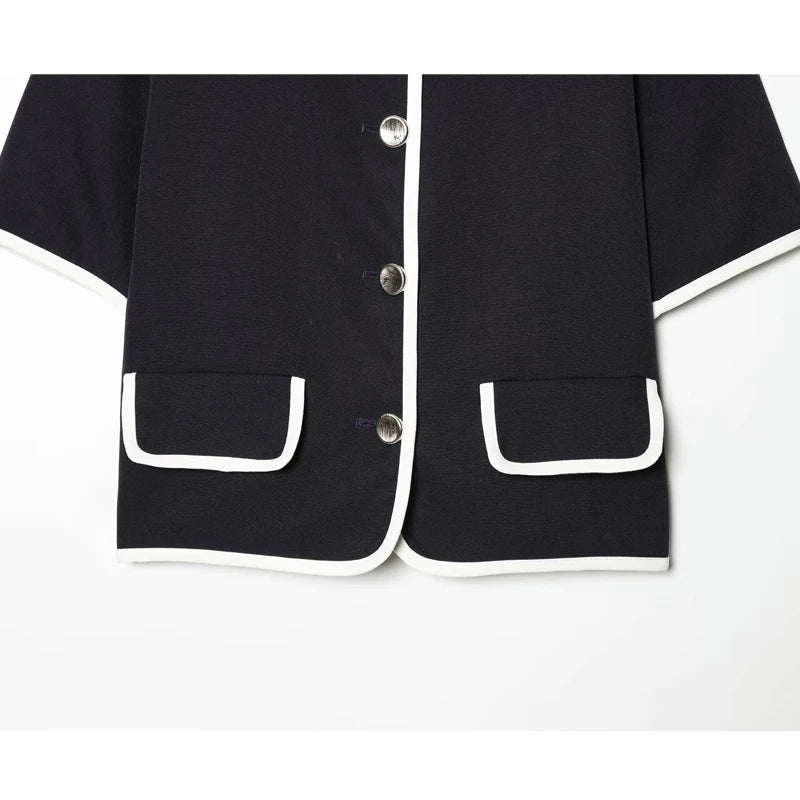 Cropped Blazer Praktiske Lommer | Eliah