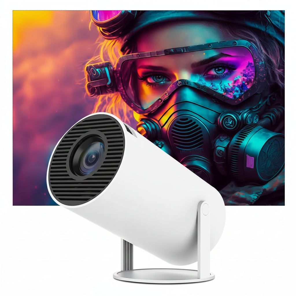 Projektor 4K Bærbar LED Hjemmebiograf Smart | MAG