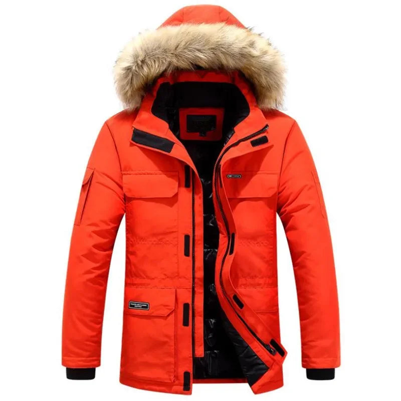 Herrejakke Casual Lynlås Bomuld Polyester | Carter