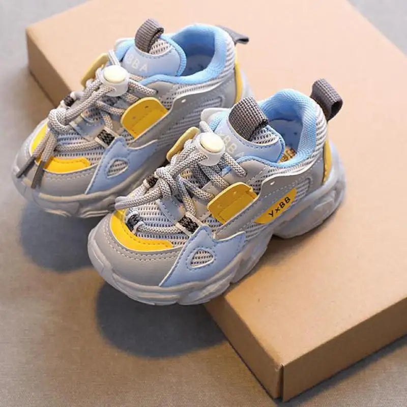 Nova Børne Sneakers Åndbare PU Læder Skridsikker Sål Hele Året