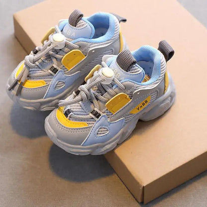 Nova Børne Sneakers Åndbare PU Læder Skridsikker Sål Hele Året