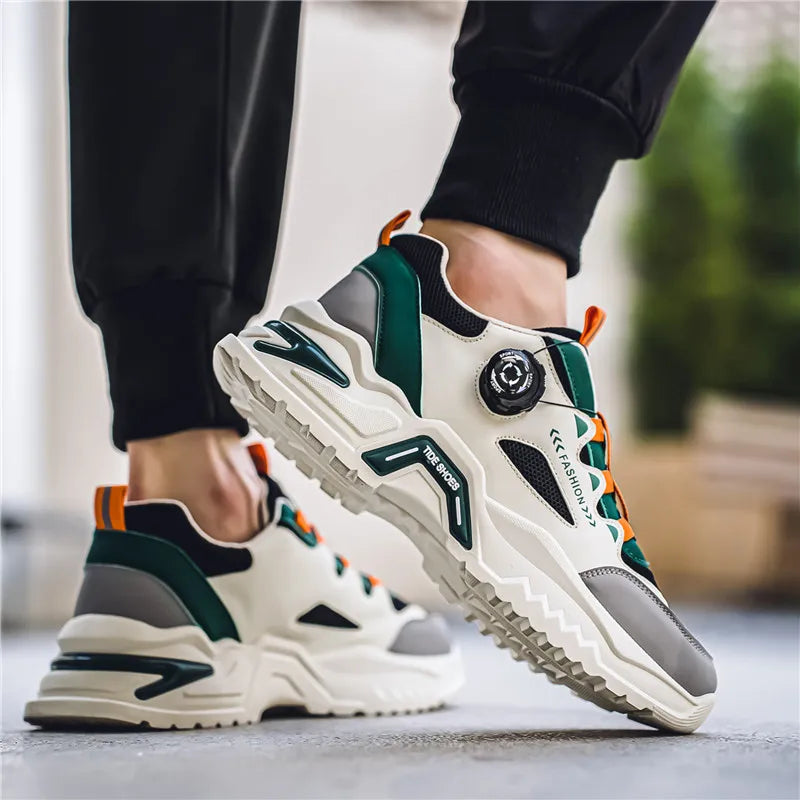 Herre Sneakers Drejelukning Mesh Letvægt Komfort | Zenvor