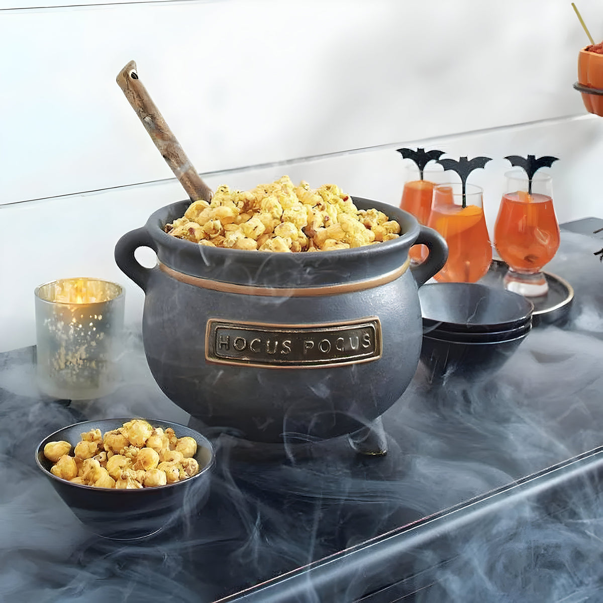 Halloween kedelskål til snacks slik og dekorativ servering på temafester | Xavier