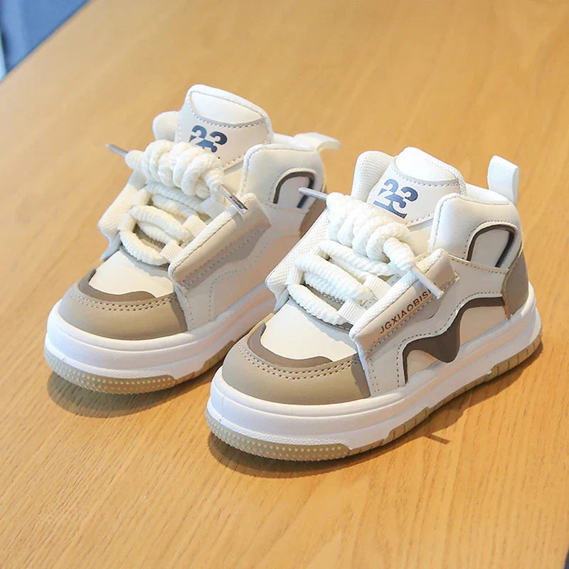 Børnesneakers High Top Snørelukning Stabilitet | Calvero