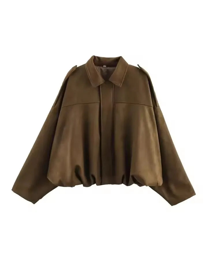 Jakke Kort Streetwear Lynlås Polyester | Virexa