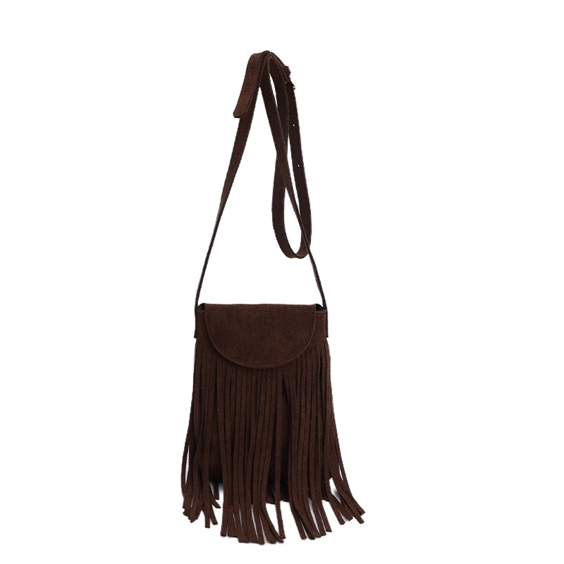 Clutch Vintage Ruskind Kvastdetalje | Delaney
