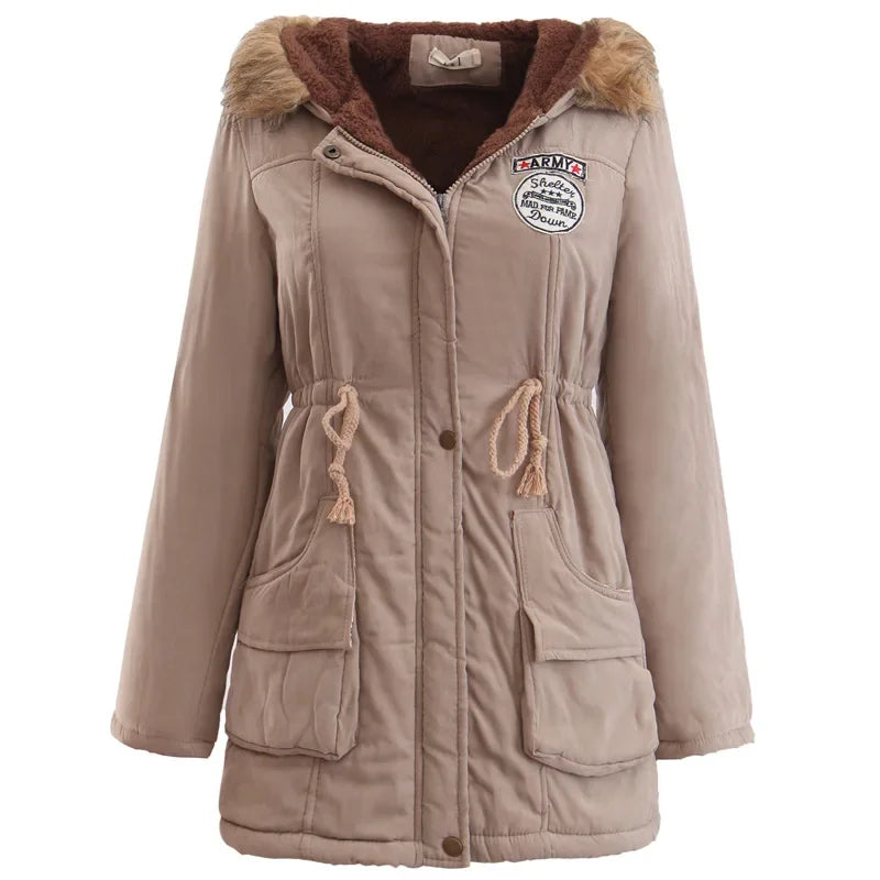 Vinterparka Justerbar Talje Foret Polyester | Irene